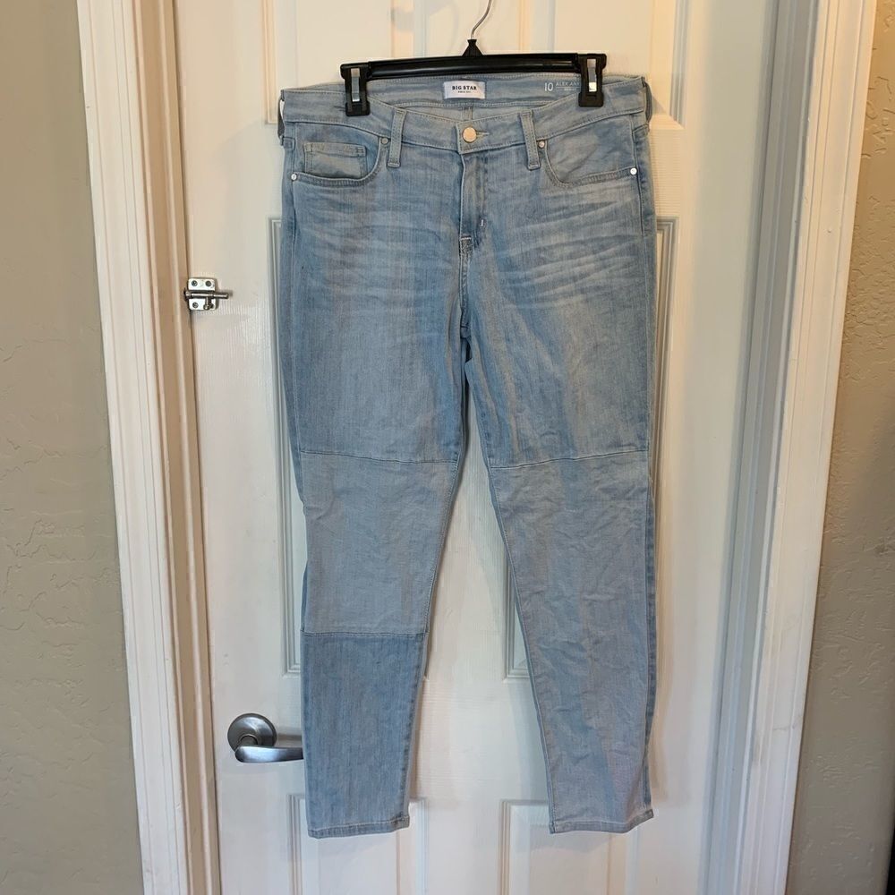 Big Star Alex Ankle Light Wash Skinny Jeans